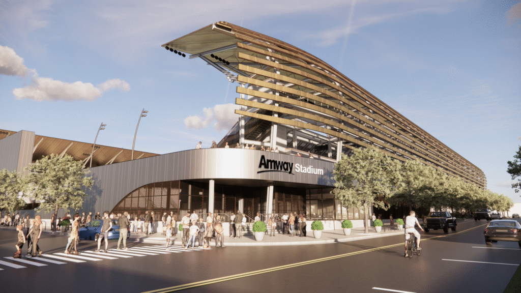 West Entrance of Amway Soccer Stadium