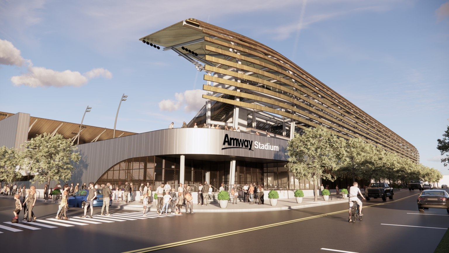 West Entrance of Amway Soccer Stadium
